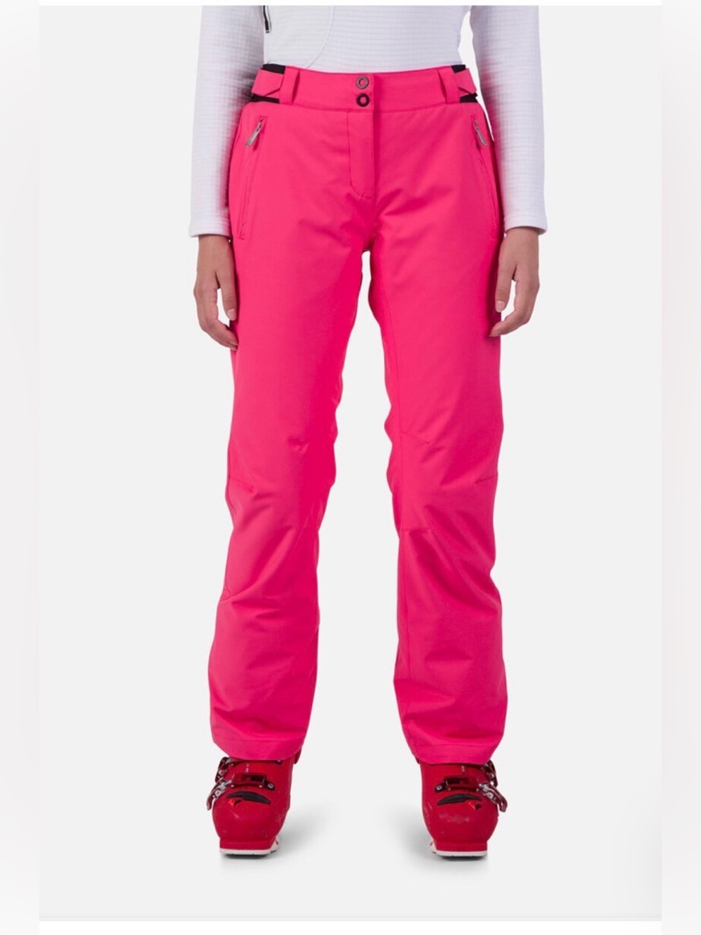 Rossignol‎ Ski Pants Women L Hot Pink Waterproof Snow Pants Insulated Winter Ski
